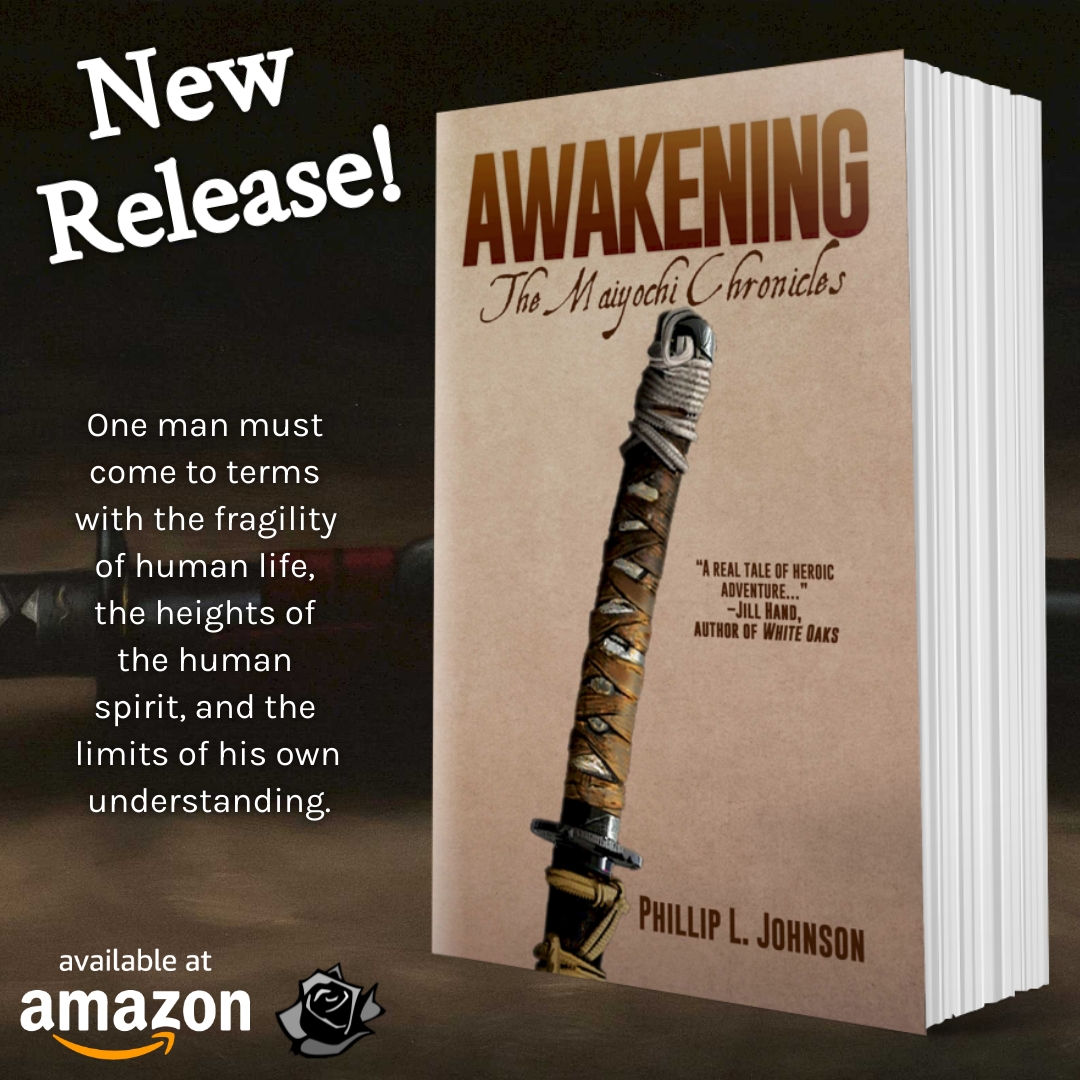 brwpublisher's tweet photo. A few New Releases join the BRW family! We start with "Awakening: The Maiyochi Chronicles" (https://t.co/cyAyZ7Glyl) by #BlackRoseWriting author Phillip L. Johnson now available with all major book retailers! #booknews #newbooks #assassin #fantasy #action #epic #armeading #read https://t.co/iVDSu3Fbgg