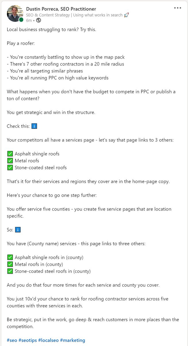 Local business struggling to rank? Try this!

#seo #seotips #localseo #marketing