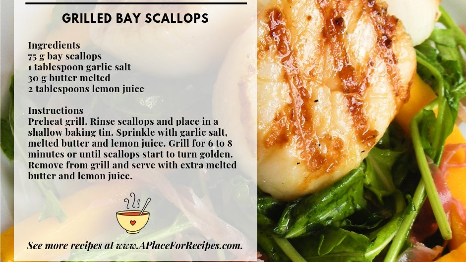 Scallop Recipe #APFR #APlaceForRecipes #CookingWithAPlaceForRecipes #Cooking #Foodie #Foodies #Cook #recipes #LoveCooking #LoveToCook