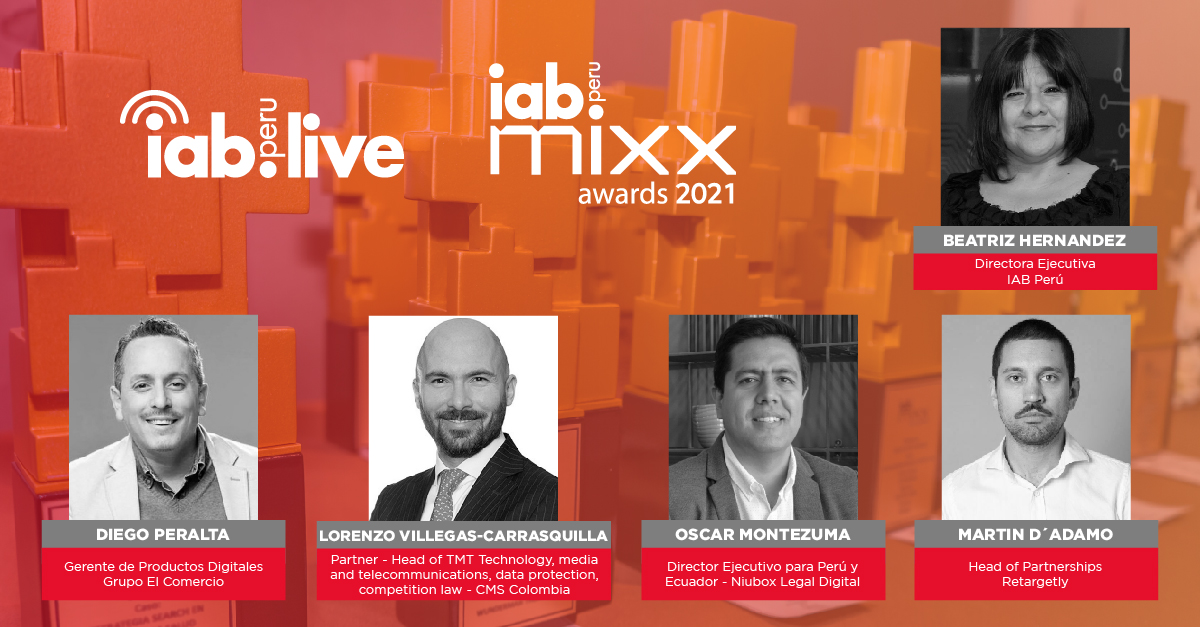 🗓️Hoy 15 de Julio | 5:00 pm Perú: Martín D'Adamo estará participando como panelista del IAB Live &amp; Mixx 2021 organizado por <a href="/iabperu/">IAB Perú</a>, hablando sobre "La publicidad digital creciendo con estándares". Regístrate en 👉 lnkd.in/dffi-KX

#IABMixxPeru2021 #IABLiveMixx2021