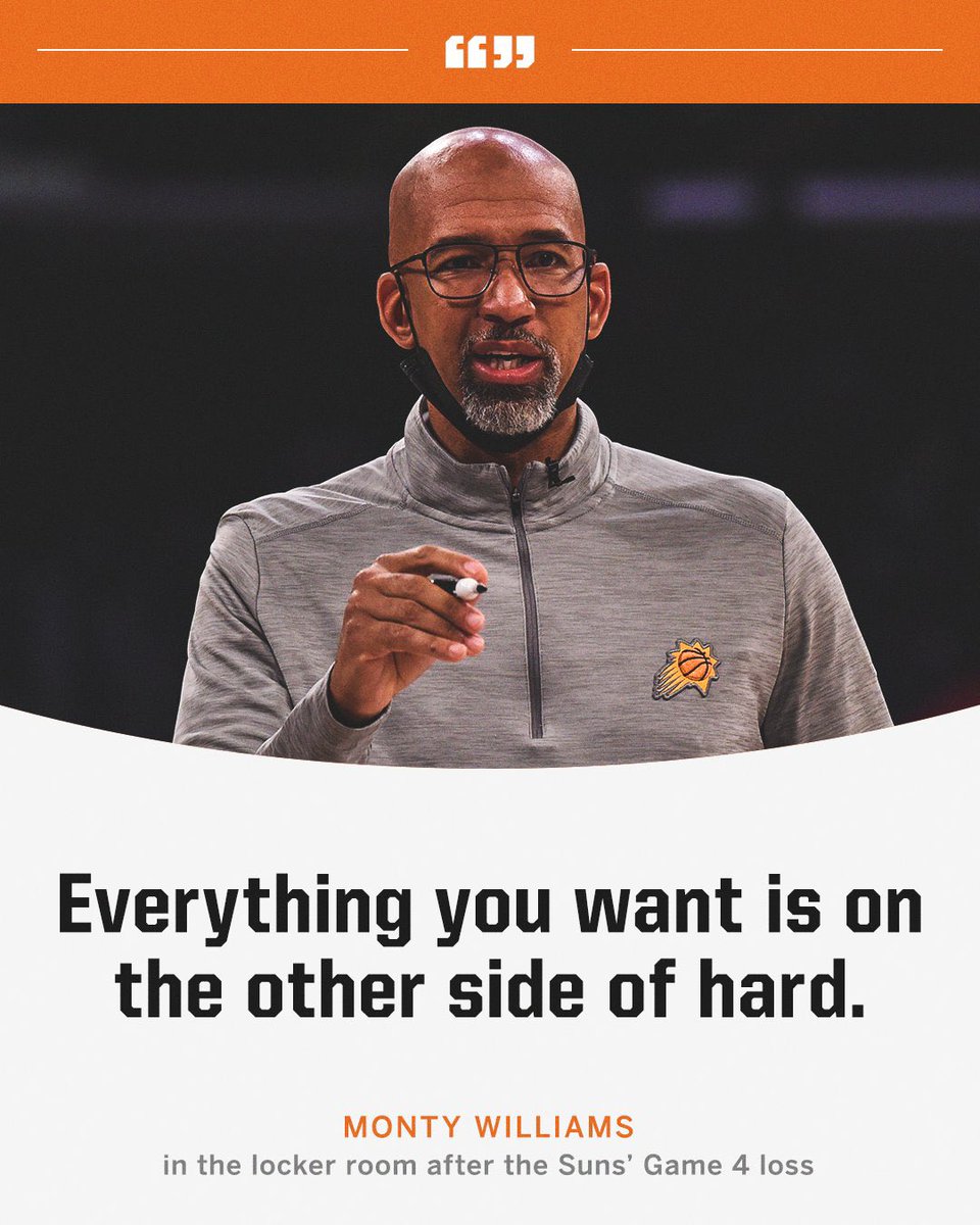 “Everything you want is on the other side of hard.” 💯