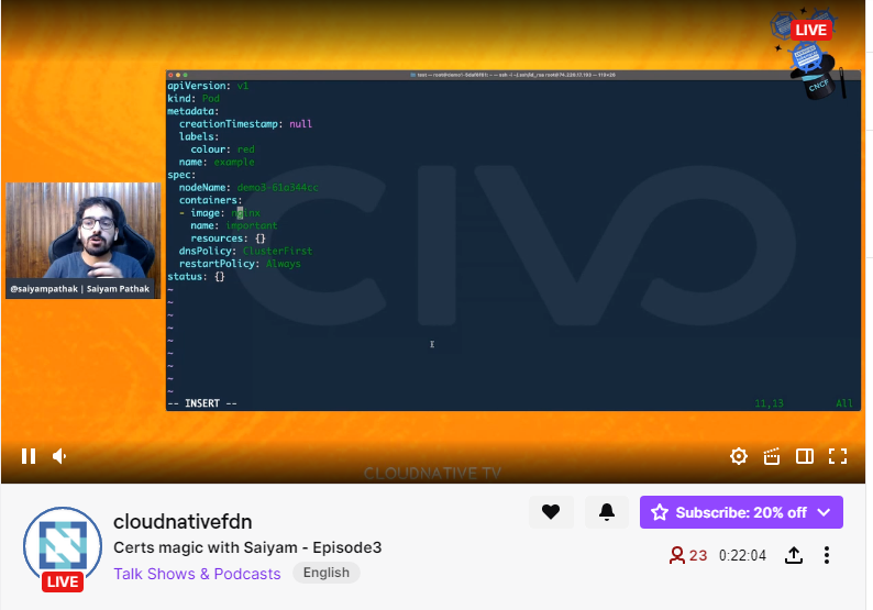 yuvaraj_11_'s tweet photo. curious in learning Kubernetes as a community with @CloudNativeFdn
Join live here https://t.co/4HxpjrACuA with @SaiyamPathak
#Kubernetes #Community #CloudNativeFdn # https://t.co/AphrmKBvQP