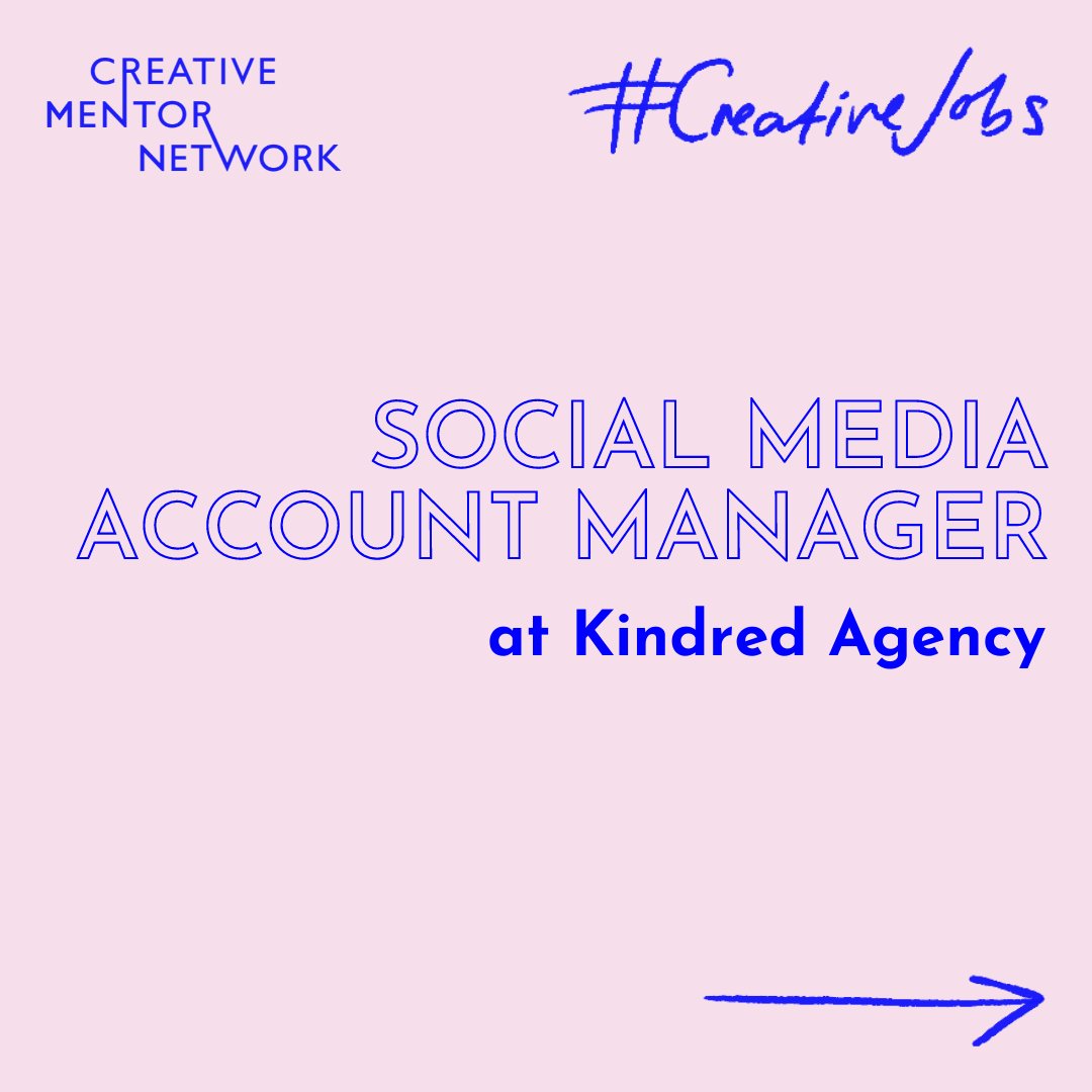 CMNetwork_'s tweet photo. Guess who's looking for a social media-savvy Account Manager to join their social media team... 👉 @KindredAgency! 🌟
Apply: https://t.co/hWEvrZiiBS
Deadline: Friday 23rd July
#CMNetwork #CreativeJobs #KindredAgency https://t.co/ks1sHE6hEe