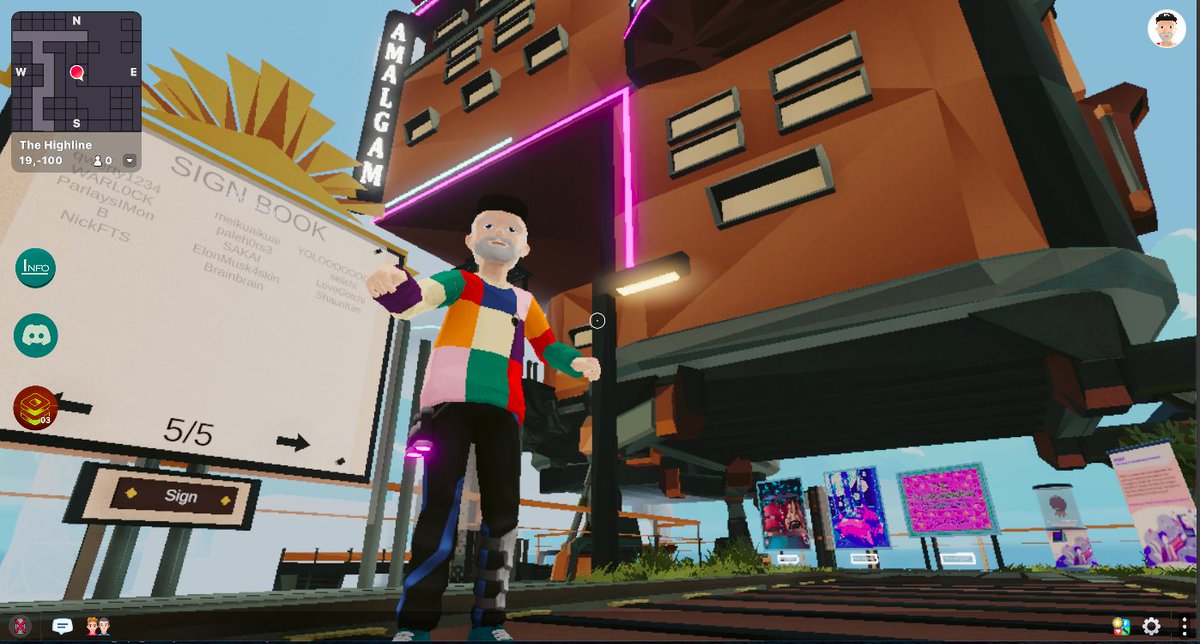 askbraincraft's tweet image. "The Highline" in Decentraland is truly spectacular. A great example of the potential of DCL projects!
Just visited Amalgam and enjoyed great NFTs. I see the future of this awesome space.

#highlineLP @polygonalmind @MindMakesMatter 

0x8eb911563B4b62454a214687bfdEddFfA2d33A17