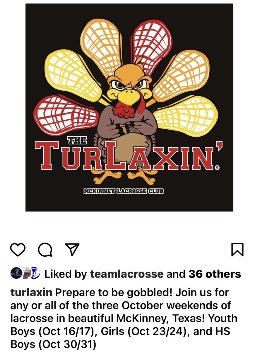 linktr.ee/turlaxin  bring your team to the Texas tradition for fall lacrosse tournaments