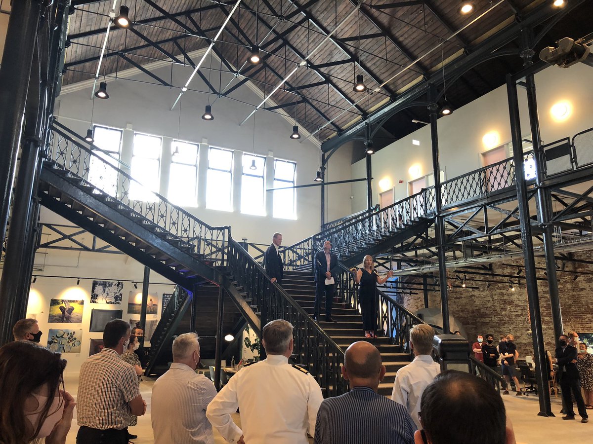 Wonderful to be at launch of the amazing Market Hall &amp; Immersive Dome Plymouth today, amazing tech, amazing space, lovely people! <a href="/realideasorg/">Real Ideas</a> <a href="/PlymSciencePark/">Plymouth Science Park</a> <a href="/DigitalPlymouth/">Digital Plymouth</a> <a href="/uniofplym/">Plymouth University</a> <a href="/plymouthcc/">Plymouth City Council</a> <a href="/PlymouthCollege/">Plymouth College</a> and the immersive films incredible 🍿 🎥!! <a href="/TechSWofficial/">Tech South West</a>