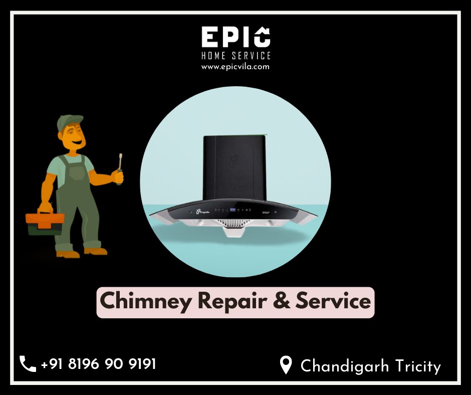epicvila's tweet photo. Chimney Deep Cleaning Service by Epic Home Service in Mohali, Chandigarh, Panchkula, Zirakpur. Call +91 8196909191 #ChimneyCleaning #Service #HomeService #EpicVilla #EpicService #Epic #ChandigarhTricity #LedRepair https://t.co/FtKvdn8UVN