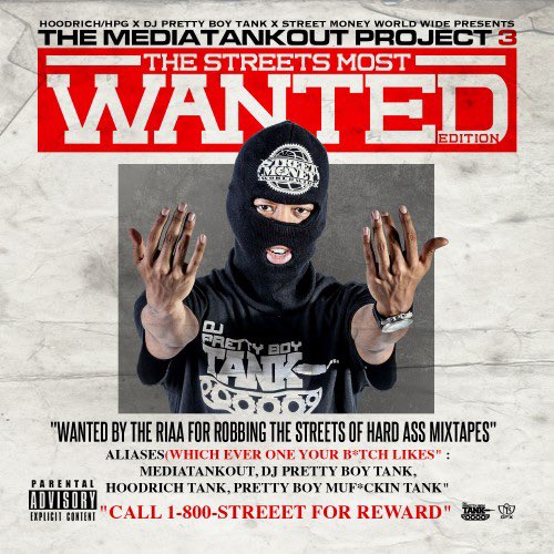 DJPrettyBoyTank's tweet photo. [Mixtape] #TheMediaTankOutProject 3 (The Streets Most Wanted) :: #GetItLIVE! https://t.co/rQf2zc18Dw @LiveMixtapes @DJPrettyBoyTank https://t.co/ZfJclDDS7S