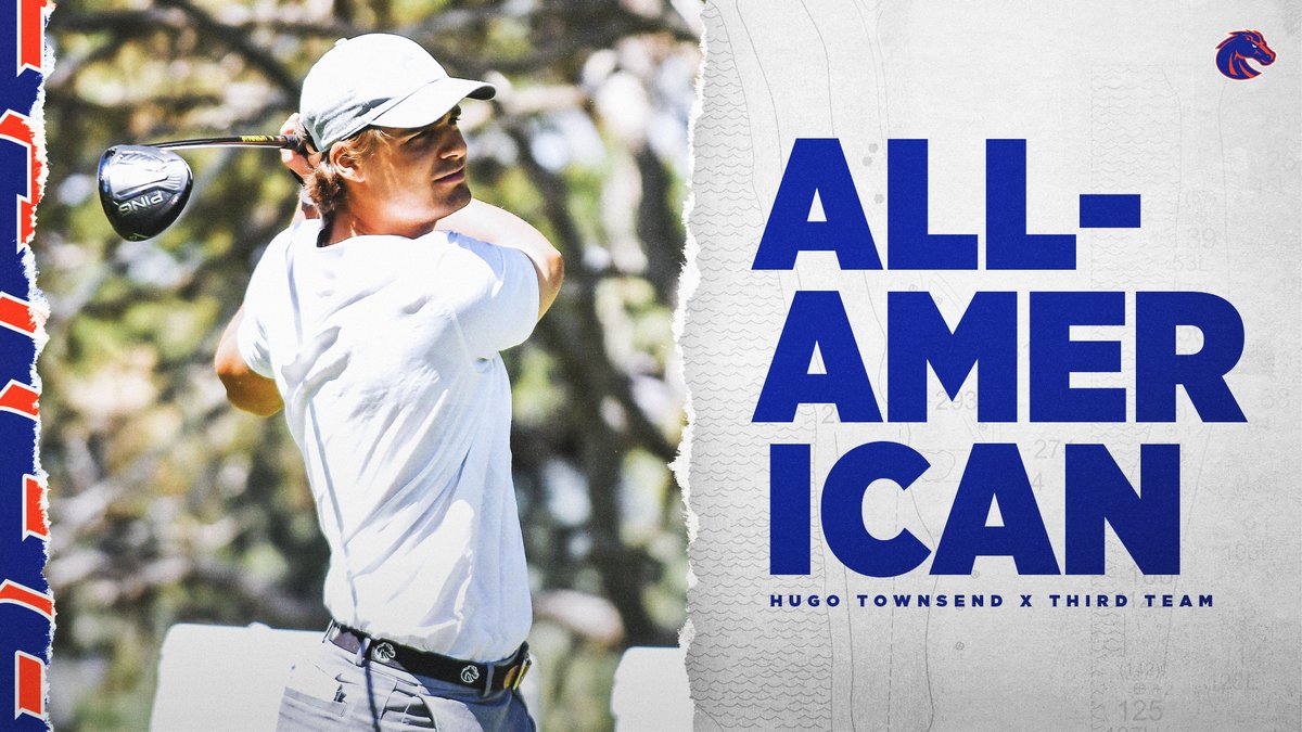 𝐇𝐮𝐠𝐨 𝐓𝐨𝐰𝐧𝐬𝐞𝐧𝐝: 𝐀𝐥𝐥-𝐀𝐦𝐞𝐫𝐢𝐜𝐚𝐧

Congratulations to our man on being named to the PING All-America Third Team by the <a href="/GolfCoachesAssn/">GCAA</a>! Well deserved Hugo 👏 

🔗: boi.st/3empKUk

#BleedBlue #WhatsNext