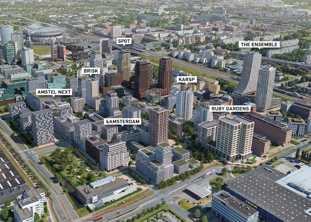 Hondsrugpark Amsterdam al gedeeltelijk in aanbouw en er komt nog meer <a href="/hoogbouw/">HOOGBOUW-TALL BLDNGS</a> <a href="/ArenAPoort/">ArenAPoort</a>