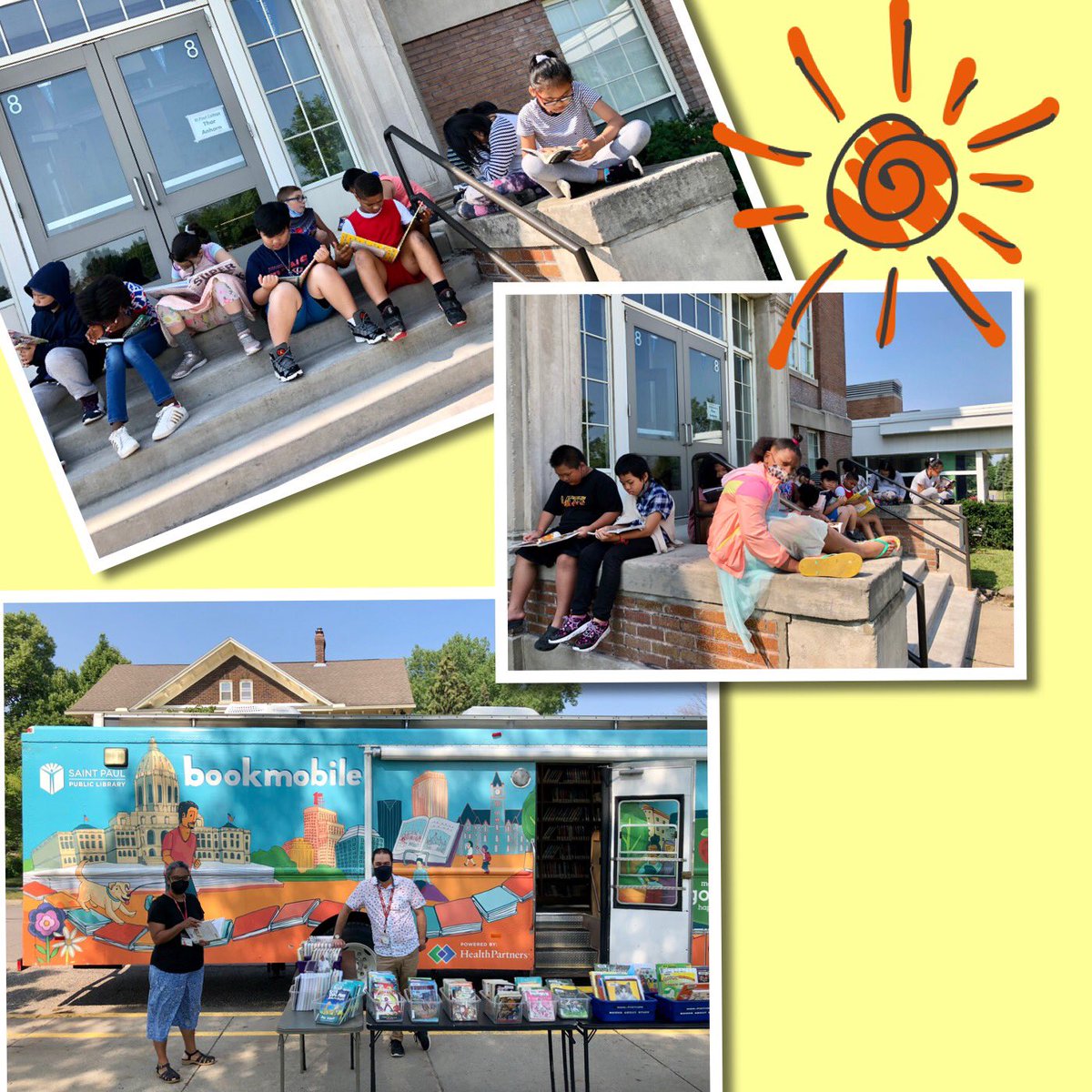 Thank you, Bookmobile, for providing access to fun books during the summer for our SPPS students! #JAJohnsonsummersession