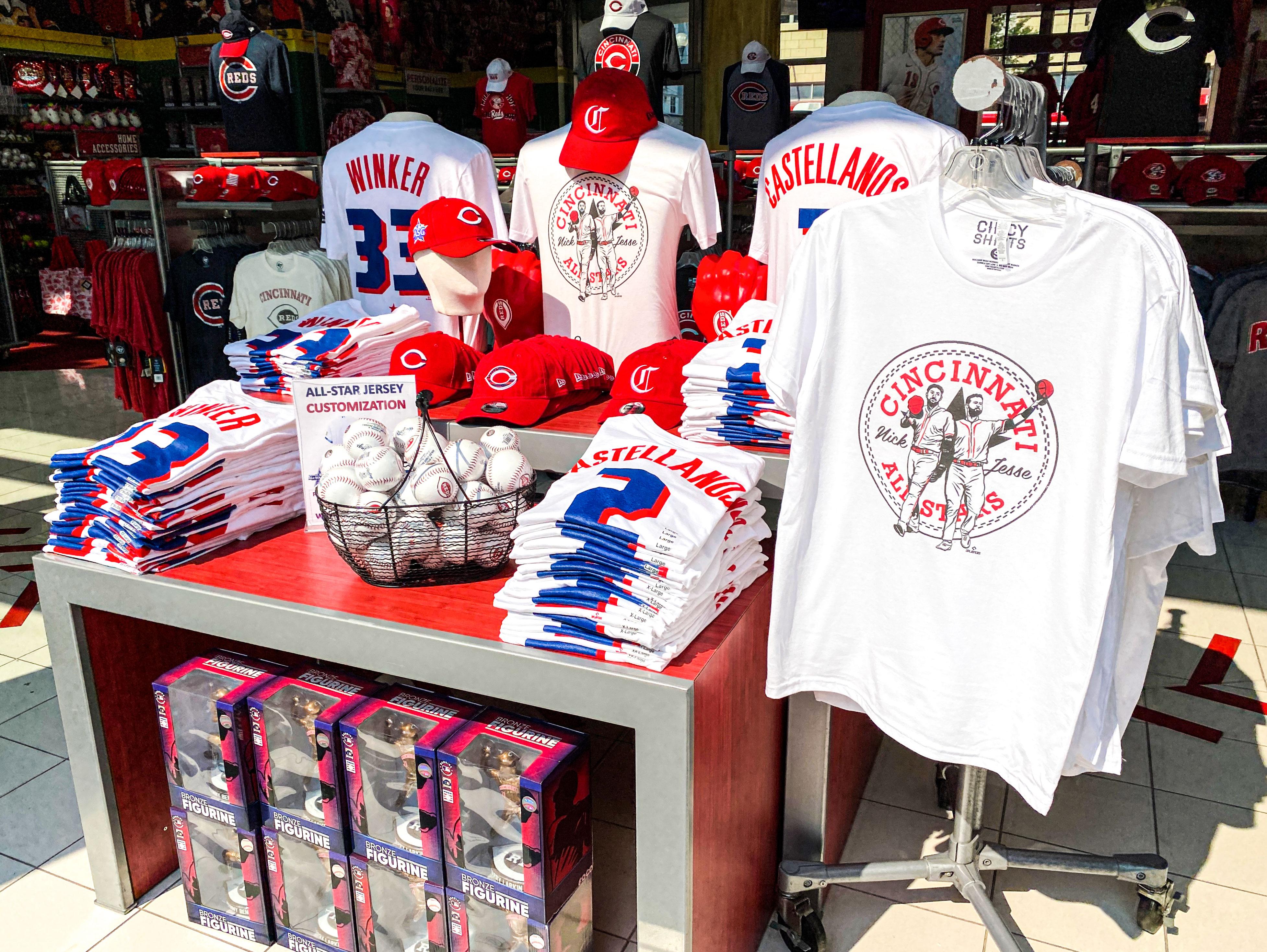 Cincinnati Reds on X: Stop by the Reds Team Shop at GABP this weekend for  all of your All-Star Game gear. ⭐  / X