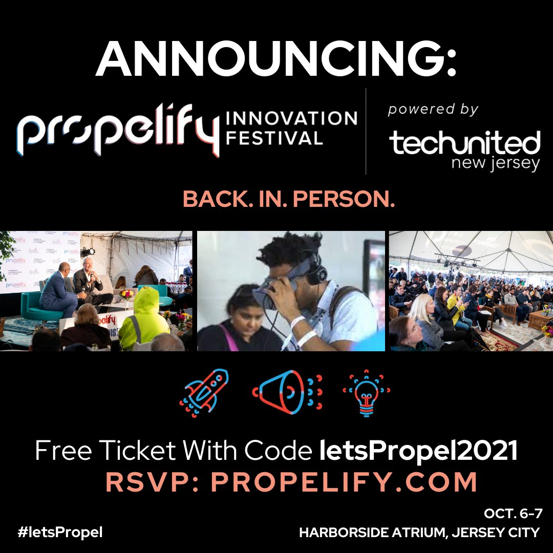 ANNOUNCING: Propelify 2021 is back in-person Oct 6-7 &amp; for a limited time, you can get a FREE ticket with code "letsPropel2021". You don't want to miss this - reserve your ticket NOW! bit.ly/3ADqgGR #letsPropel