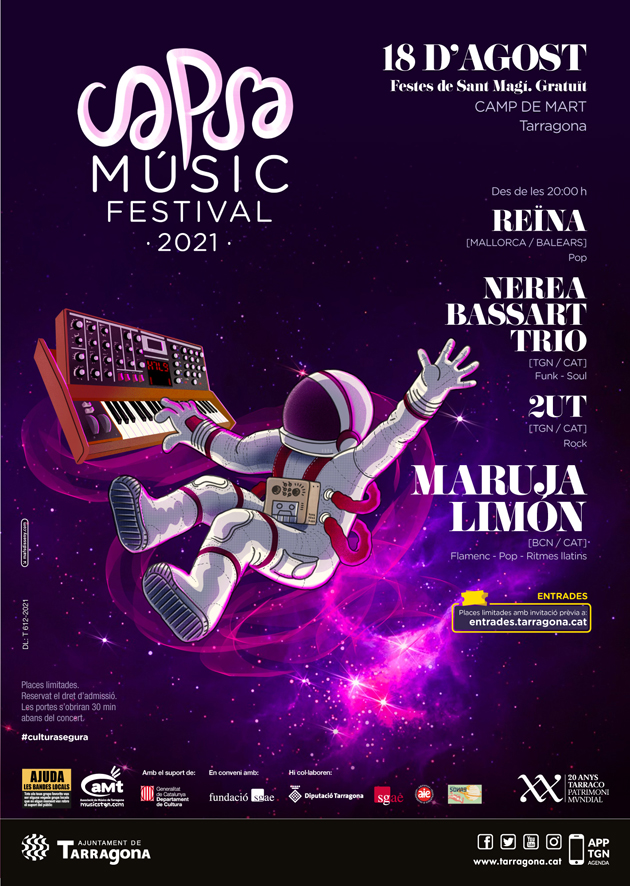musicstgn's tweet photo. #EMPODERAMENT #FEMENÍ AL CAPSA MÚSIC FESTIVAL #CMF21 18 AGOST #CAMPDEMART amb #MARUJALIMÓN #flamenc / #NEREABASSART #funk / #REÏNA #pop / #2UT #rock #live #aMt #SantMagí2021 #gratis #gratuït entrades prèvies a partir del dia 28: https://t.co/At7TzDru3V #músic #musicians https://t.co/dBkmfwl57y