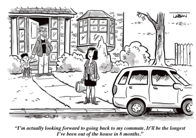CornerstoneInc's tweet photo. #HRHumor more comic relief, check out the #CartoonCoffeeBreak ☕ series and hear what four #Cornerstone Resource Corner authors and thought leaders recommend as the next steps for safely returning to the office here: https://t.co/icEvZaxhK4 https://t.co/1VF3C3co7Y