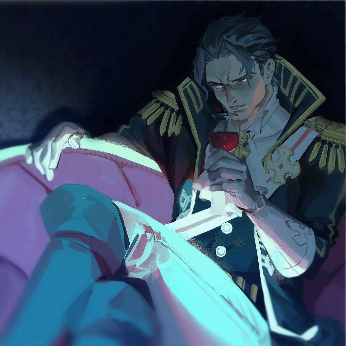 Mr. van Ziek's stare could turn me into an ice block