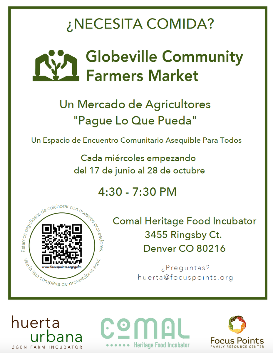 MetroCaring's tweet photo. Metro Caring community member Juan will be selling produce there all summer!
🍅🍆🥒🌶️
#farmersmarket #globeville #wearemetrocaring https://t.co/DV1y2GiGR1