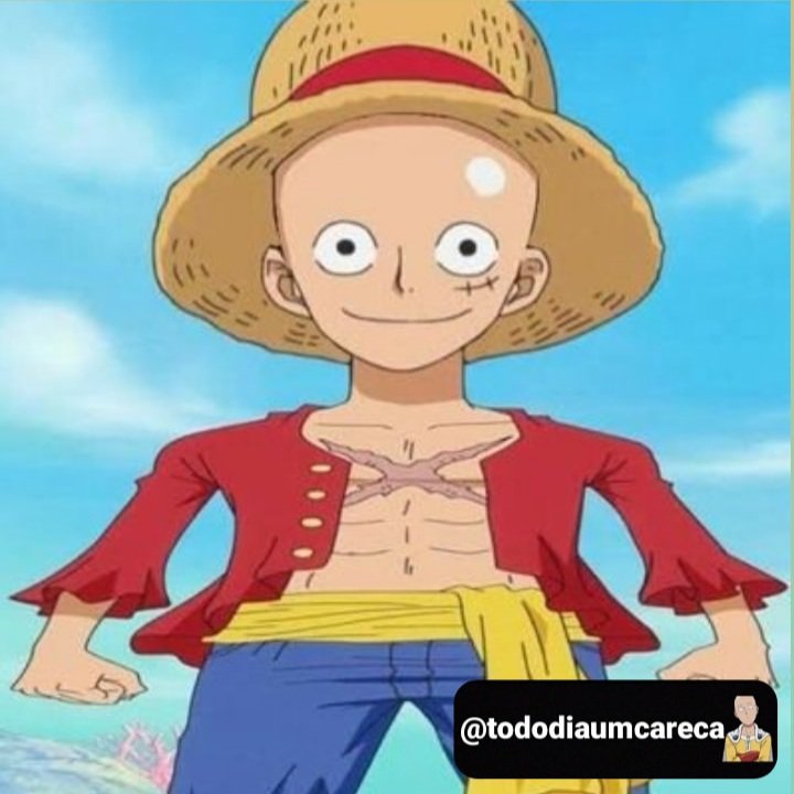 Todo dia um personagem de anime careca ou calvo on X: Dia #4, Luffy   / X