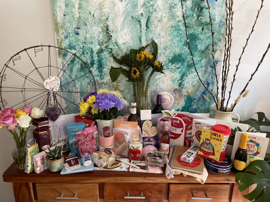 A huge, great big thank you to all the Nursery children and parents for all the beautiful, thoughtful gifts, you are all very kind. It has been a pleasure to be part of your child’s educational journey and I have had an absolute blast! Stay safe 😘😘😘<a href="/Carolin63261632/">Caroline Baker</a> <a href="/SnookMrs/">Mrs Snook</a>