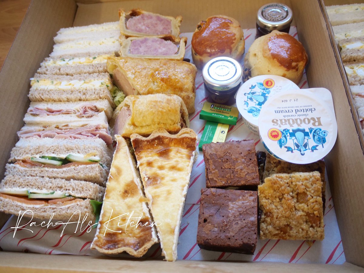 RachAlsKitchen's tweet photo. A few of our #afternoontea #afternoonteas #sharingboxes heading out today … #celebration #catering #caterers #food #homemade #huddersfield #meltham #smallbusiness .. https://t.co/BwVi0ZlqoN