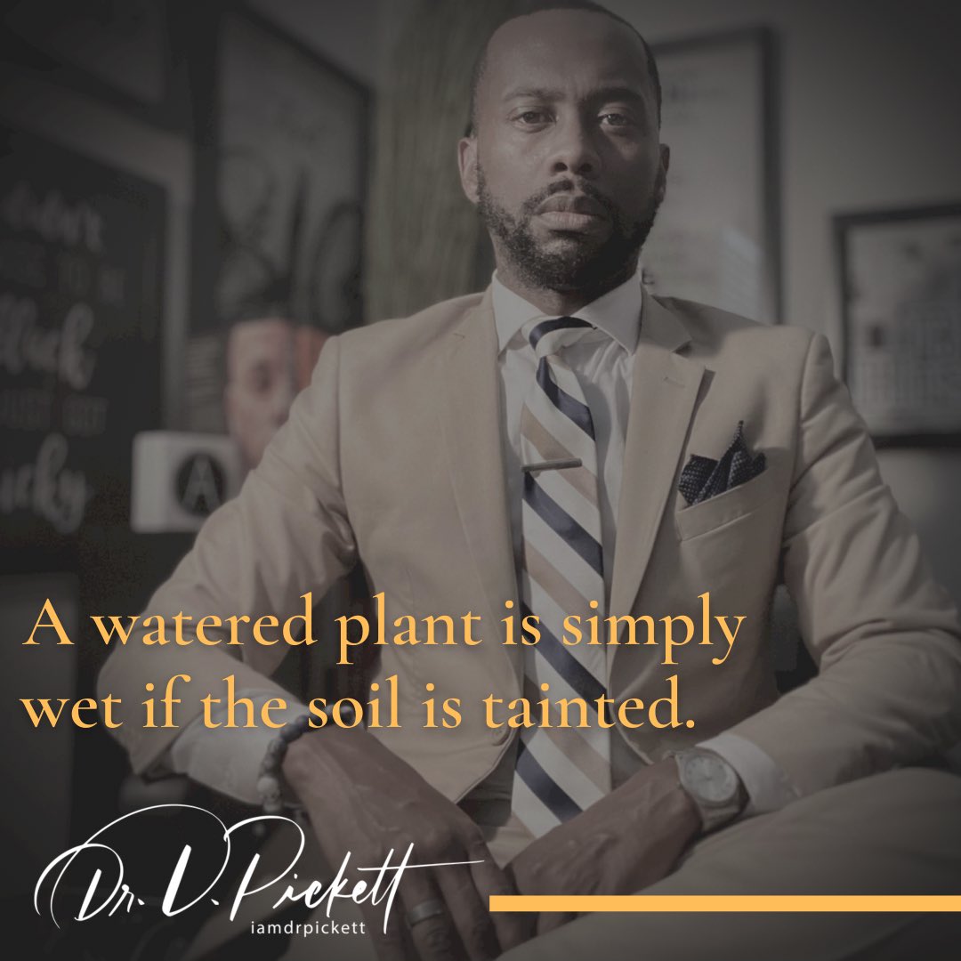Don’t expect growth of the foundation is weak! #according2pickett #iamdrpickett #drdchronicles #lovethyself #selfcare