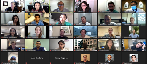 UmaMahadevanIBD's tweet photo. Kicking off the Advanced IBD fellow #IBDXceed meeting with some introductions from our stellar AIBD Fellows! Looking forward to a year of learning, mentoring and networking. @MLongMD @IBDMD @Hherf https://t.co/nFR9T8MZ0K