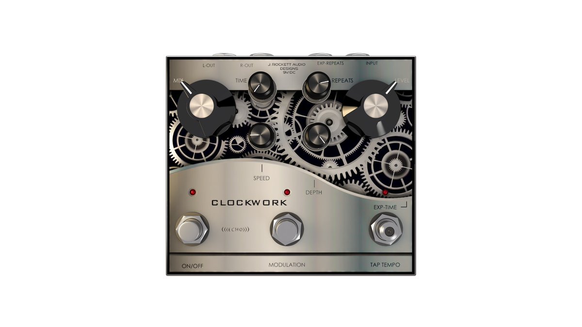The Clockwork Echo has officially launched!
Designed in conjunction with Howard Davis (Creator of the original Deluxe Memory Man). This is old school meets new school.  youtube.com/watch?v=0BZJnY…