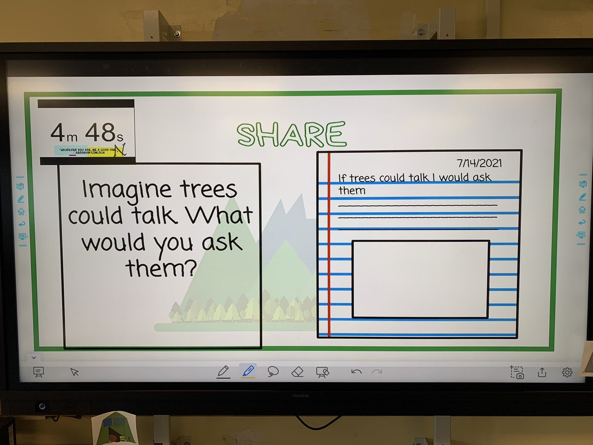 MissAliSeiter's tweet image. If trees could talk, what would you ask them? Room 102 shared such imaginative, thoughtful responses!🌳🧐 #ESY21 #smorelearning #smorefun @BMcClelland24