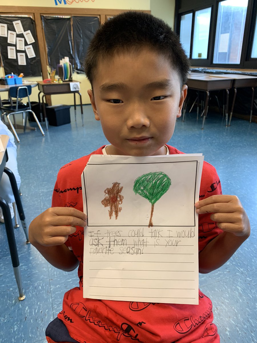 MissAliSeiter's tweet image. If trees could talk, what would you ask them? Room 102 shared such imaginative, thoughtful responses!🌳🧐 #ESY21 #smorelearning #smorefun @BMcClelland24