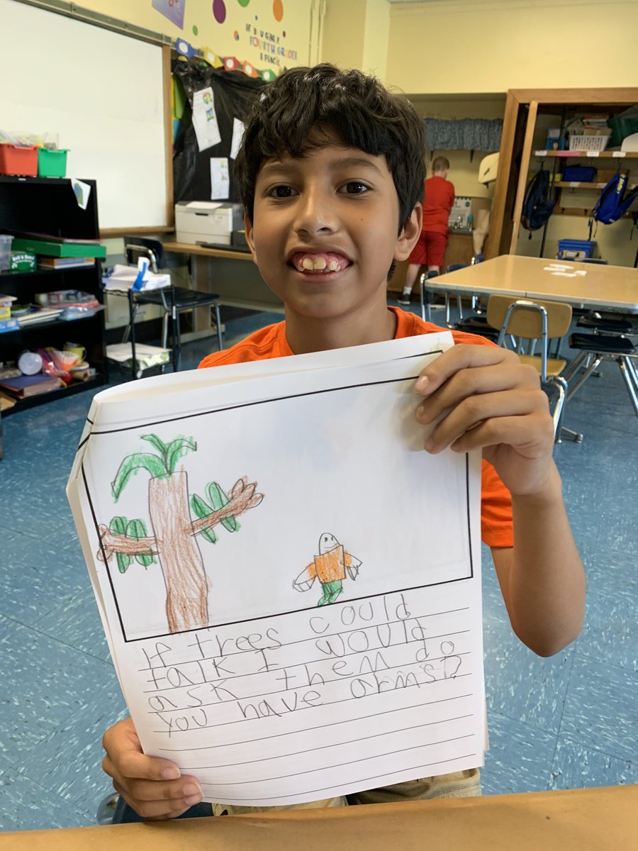 MissAliSeiter's tweet image. If trees could talk, what would you ask them? Room 102 shared such imaginative, thoughtful responses!🌳🧐 #ESY21 #smorelearning #smorefun @BMcClelland24