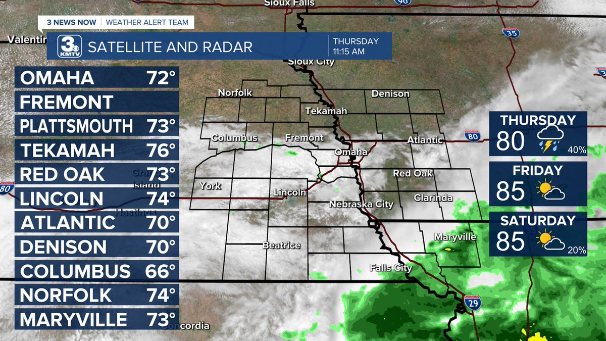 It's almost lunch time! Here is what it looks like outside right now. #Omaha