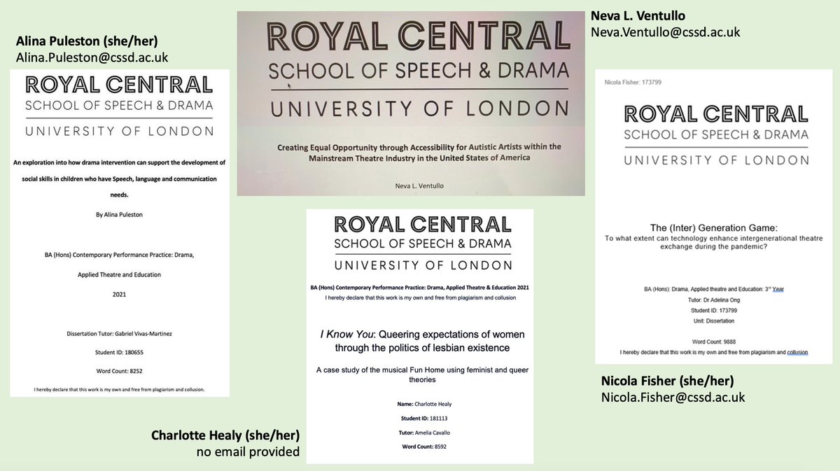 Central's Contemporary Performance Practice, BA tweet media