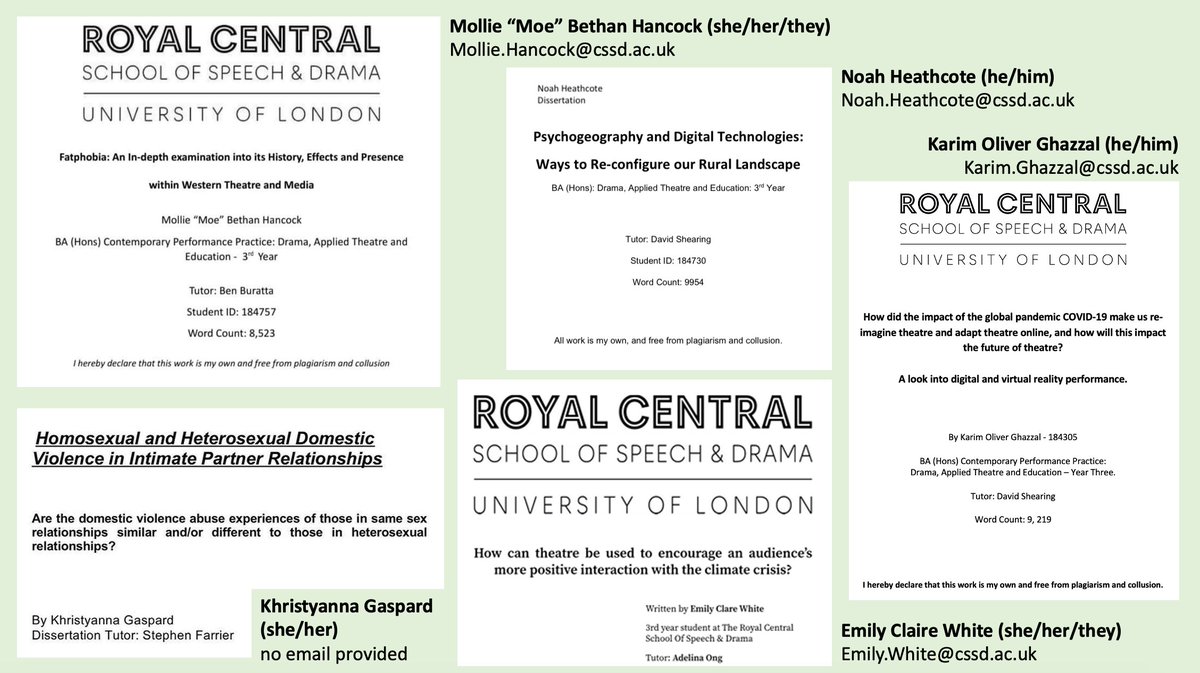 Central's Contemporary Performance Practice, BA tweet media
