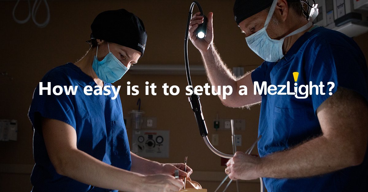 WeAreMezLight's tweet image. Just how easy is it to setup the MezLight? Question answered! @JoshMezrich shows you how in this 3 minute video. MezLights are available at the end of July so contact us to get lit! hubs.la/H0SnNMV0
#mezlight #surgeonheadlight #ORlighting #surgicalluminaire #LEDlight