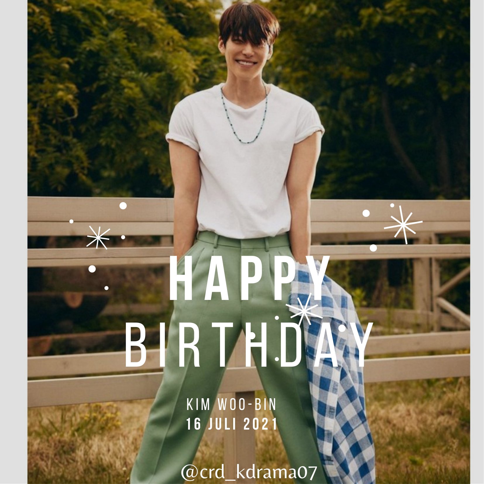 Happy Birthday 32th Kim Woo-Bin     .    