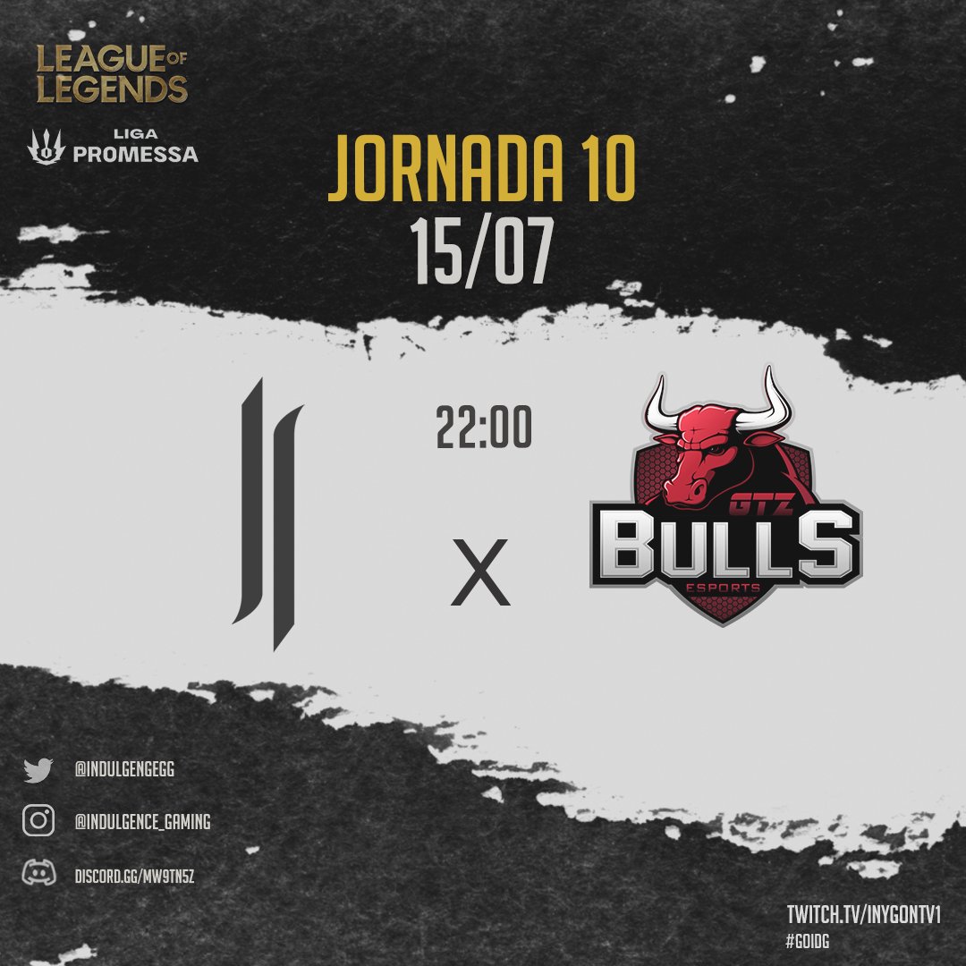 indulgencegg's tweet photo. 🇵🇹 Hoje continuamos a nossa Cinderella story na 10º jornada do @tormentapt 

⚔️@GTZBulls
⏰22:00 PT

📺https://t.co/CZoej332VX / @AdvnceSic (canal 110 MEO e 503 NOS)

Venham apoiar-nos #GOIDG https://t.co/QGt8ZaIE1V