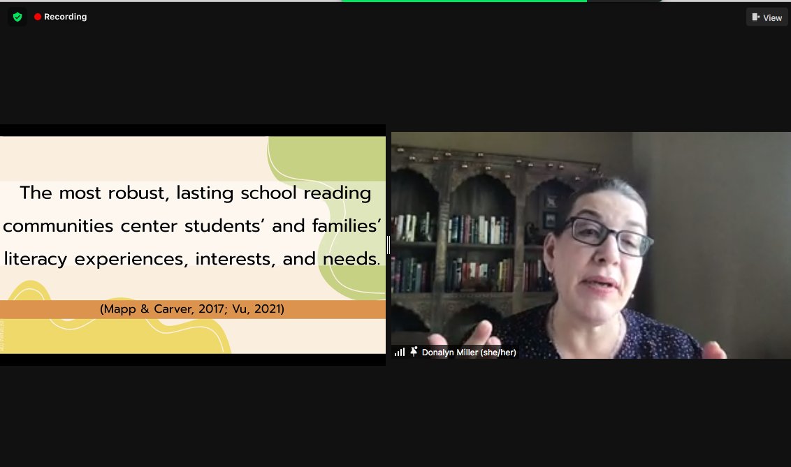 This makes me think of One School One Book so much.  That one month connects our school FAMILIES ❤️ <a href="/HubbardReads/">Hubbard Library Media Center</a> <a href="/donalynbooks/">Donalyn Miller</a> <a href="/tomlittogether/">Tom Marshall</a> #PARSUM21