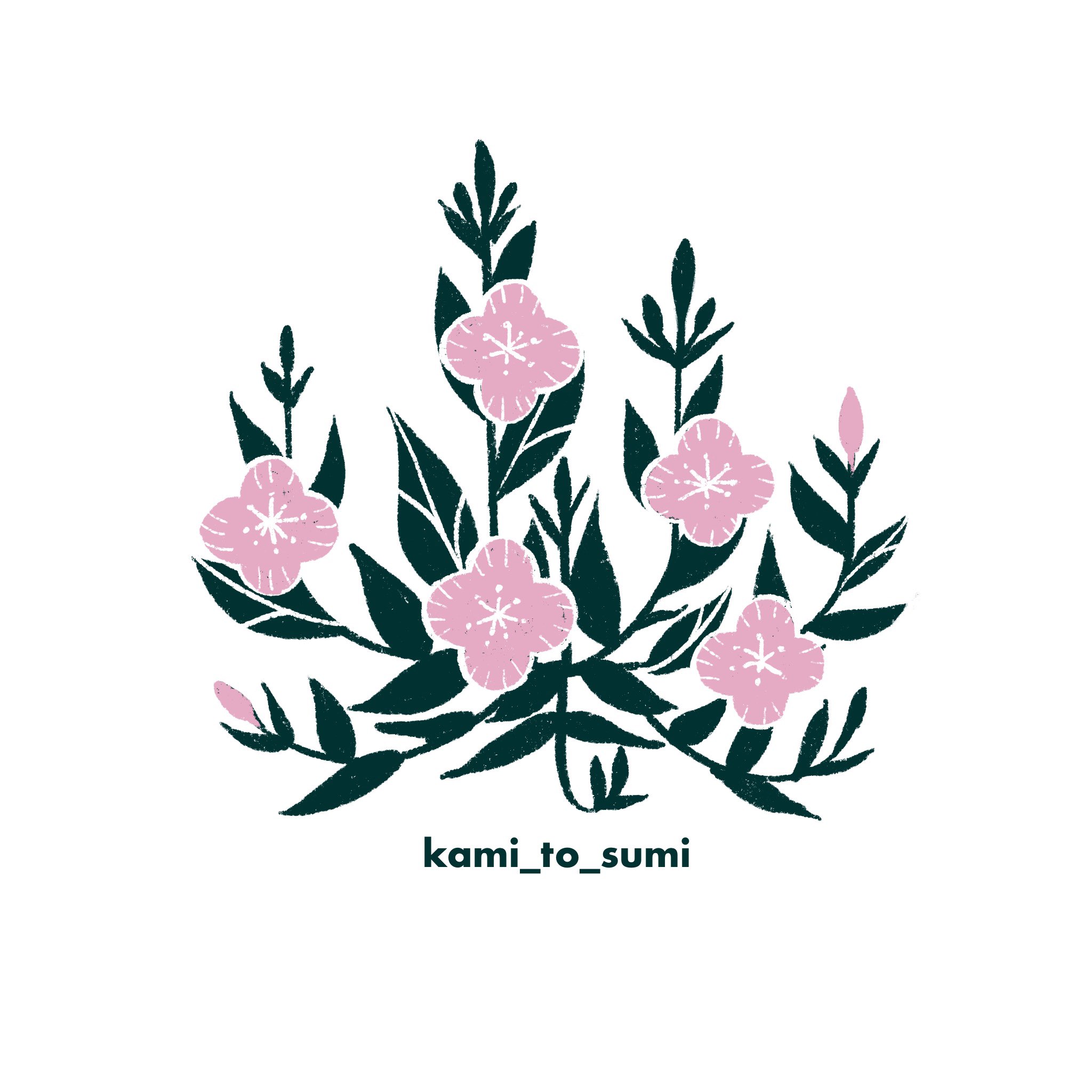 草花をレトロに描く Twitter Search Twitter