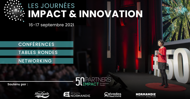 50Partners's tweet photo. #JII2021 : La première édition (streaming) des Journées Impact &amp; Innovation est lancée !👊  Rdv vendredi 17 sept.
L'I&amp;I rassemblera entrepreneurs, investisseurs, grands groupes, personnalités engagées.. pour réfléchir ensemble sur les initiatives qui feront le monde de demain !👇