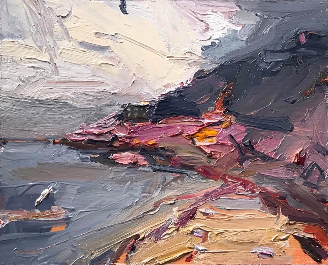 RClaremont's tweet image. “Cornish Light”, 15X20cm, oil on board.

#artoftheday #abstractexpressionist #artgallery