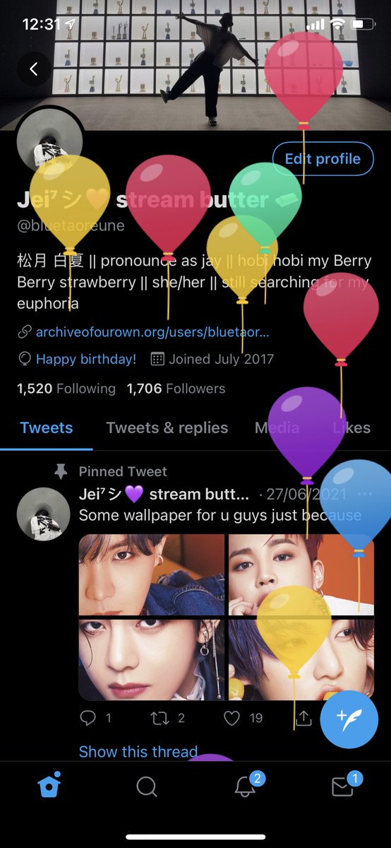 bluetaoreune's tweet photo. Finally had mine too https://t.co/Ugm8ClUT50