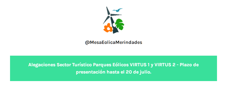 MesaEolica's tweet photo. 🚨 ¿Tienes un negocio turístico en Las Merindades? 
Los compañeros de la Asociación de Turismo Rural Las Merindades ponen a disposición las alegaciones que han preparado para PE Virtus 1 y PE Virtus 2.
¡El sector turístico se moviliza! ¡Tu negocio importa!
https://t.co/CDjt6PZS9x https://t.co/CzAv0kpQC3