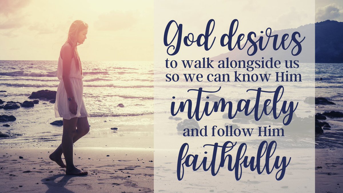 Do you ever think about what it means to #walkwithGod? How might #God reference your walk with Him? What do you need to do to ensure you are walking with God and not carelessly traveling down the wrong path? What steps will you take today to walk with God more #faithfully?
