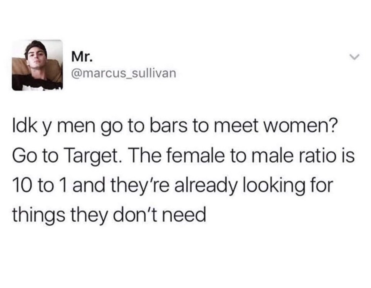 SymaChowdhry's tweet photo. Did you know there is such a thing as #NationalCouplesDay?!
It is August 18th!
Guys, if you are single… here is the best pro tip I’ve read! 🤣 #TargetShopper https://t.co/PMeOUYC83r