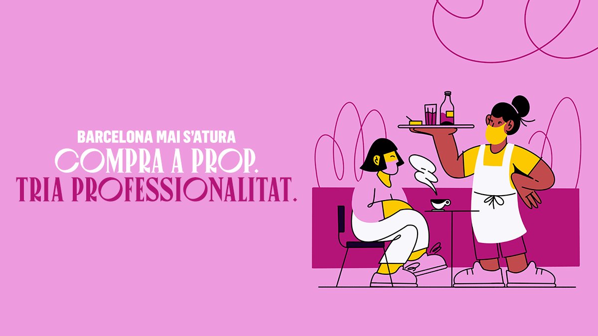 🛍️ Els i les comerciants locals ofereixen atenció personalitzada, bon tracte i assessorament a qui visita els seus establiments.

Compra a prop. Bé, bo i de tot.#MaiEnsAturem
🔗barcelona.cat/reactivacioeco…