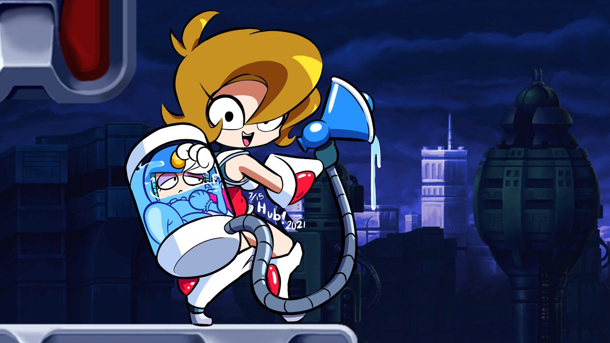 MORE HEADCANON TIME: How else do you think Patty gets infinite water in the second game :^)

BG not mine lol it was ripped from MSF! Hyperdrive Edition