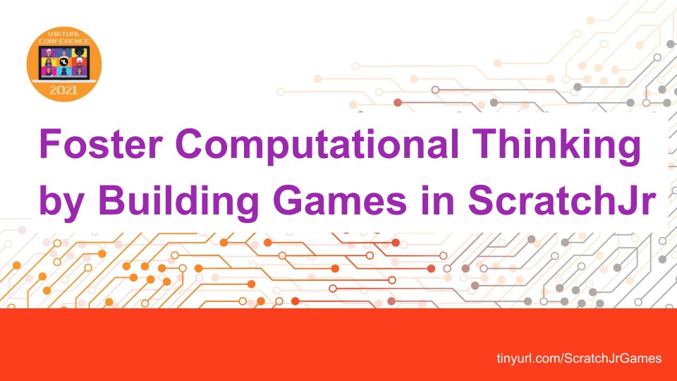 billmarsland's tweet photo. We had a blast talking about computational thinking &amp; game development using @ScratchJr at #CSTA2021 today!! Thank you to everyone who attended; check out our presentation at https://t.co/2nJ2MkwHXJ and continue sharing games &amp; ideas on our Padlet! https://t.co/v6B59AJ4Mm #csk8 https://t.co/mkueWLbPJH