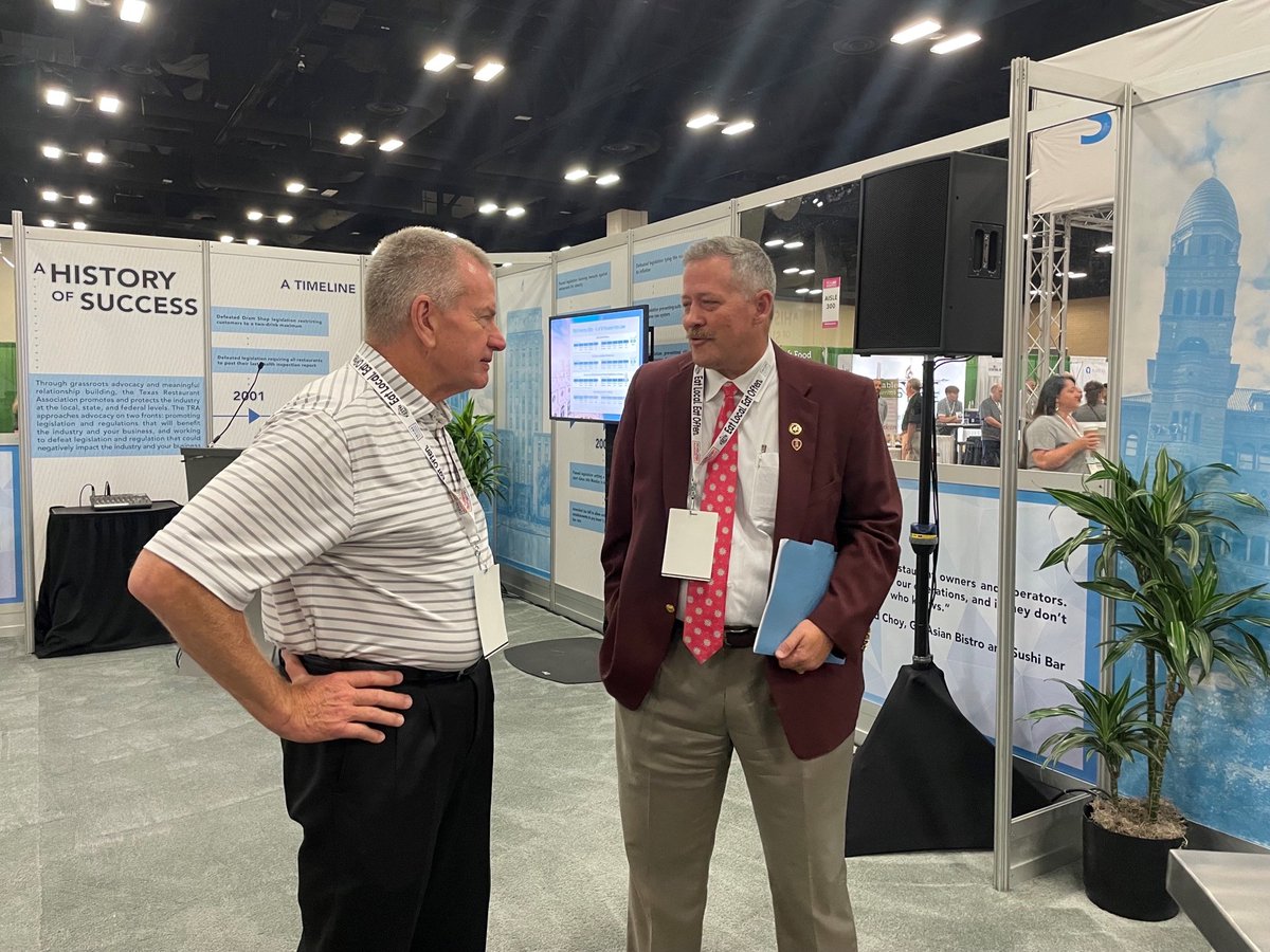 TexasABC's tweet photo. This week @TABC_ExecDir Bentley Nettles spoke with restauranteurs from across Texas at the @TXRestAssoc #TRAMarketplace about changes at TABC designed to help businesses across the Lone Star State. https://t.co/0QLWf3VlLm