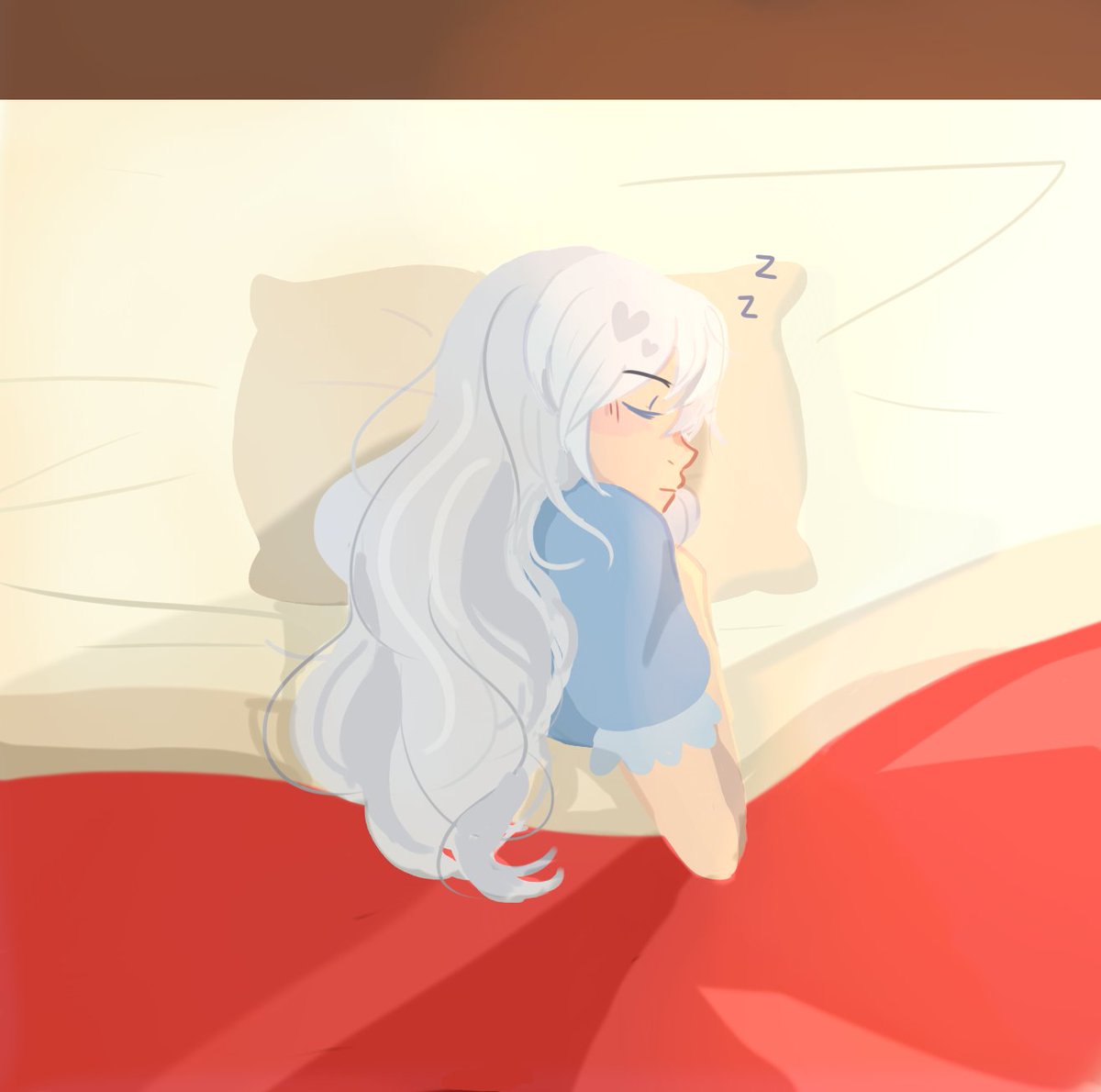 She's not feeling well and needs more rest.