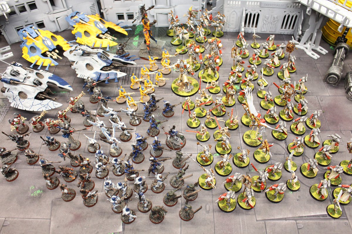 TableTop_Devils's tweet image. Hello all! Another week another #Warhammer40k #battlereport. This time its #AdeptaSororitas vs #Eldar, 2000 points. We have the new sisters codex in action plus the Avatar has melted his way onto the table!
youtu.be/e07XCnSQSrU
#warhammer #WarhammerCommunity #aeldari #sisters